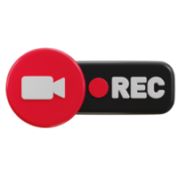3d video record icon png