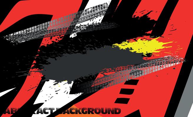 Graphic abstract stripe racing background kit designs for wrap vehicle, race car, rally, adventure and livery