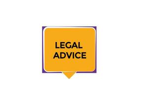 new legal advice modern, website, click button, level, sign, speech, bubble  banner, vector