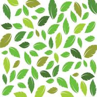 green leaf ecology nature element background vector icon of go green