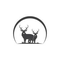 Deer ilustration icon vector design