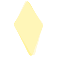 giallo pastello tono discorso bolle png