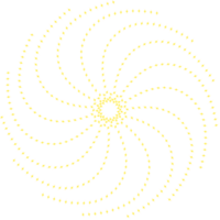 Jaune ligne cercle mouvement png