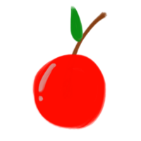 vermelho cereja fruta rabisco png