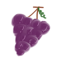 roxa uva fruta rabisco png
