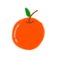 laranja fruta rabisco png