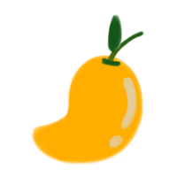 amarelo manga fruta rabisco png