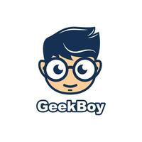 geek boy icon vector illustration design