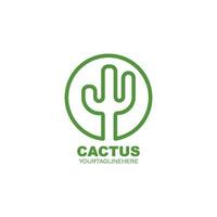 cactus icono vector ilustración diseño