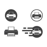 printer vector icon illustration design