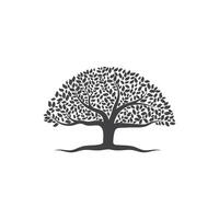 Tree icon logo template vector