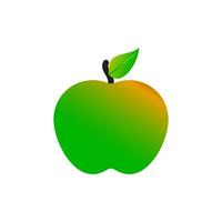 manzana Fruta icono diseño vector plantillas