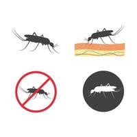 mosquito icono vector ilustración diseño