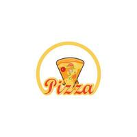 pizza icon logo illustration vector