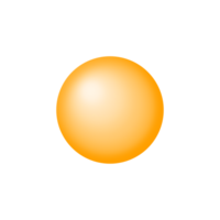 Gelb Gold Ball Tasten mit transparent Hintergrund. png