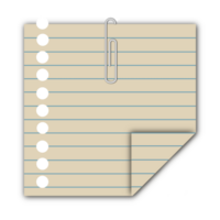 Yellow Note Paper Clip Note Paper with transparent background. note paper with clip png