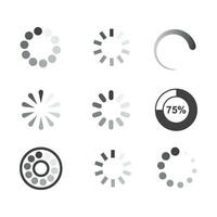 loading indicator icon vector illustration design