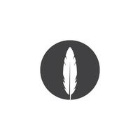 feather icon illustration vector template