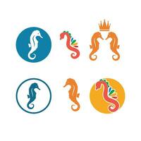 seahorse vector icon illustration design