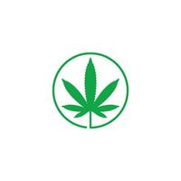 cannabis leaf vector icon illustration design