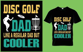 Disc Golf Vector T Shirt Design