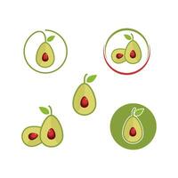 avocado icon illustration vector