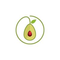 avocado icon illustration vector