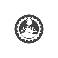 plumbing vector illustration logo icon