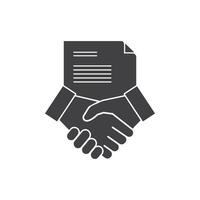 handshake vector illustration design