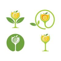 orange juice vector illustration design