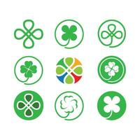 clover leaf vector icon illustration design