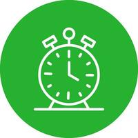 Alarm Clock Creative Icon Design vector