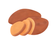 dulce patata ilustración png