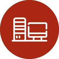 Computer Creative Icon Design vector
