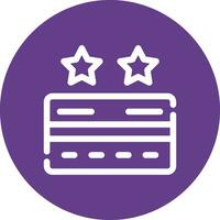 Points Rewards Cards Creative Icon Design vector