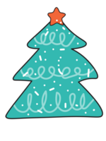 Hand drawn design christmas element png