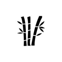 bambú icono vector diseño plantillas