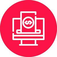 Crowdfunding Platform Creative Icon Design vector