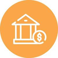 Banking Fees Creative Icon Design vector