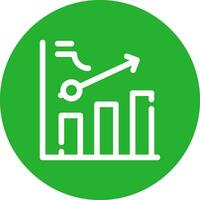 Clustered Bar Creative Icon Design vector