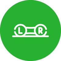 Contact Lens Case Creative Icon Design vector