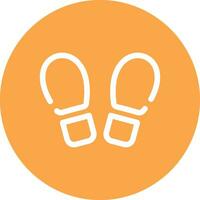 Footprint Creative Icon Design vector