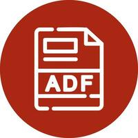 ADF Creative Icon Design vector