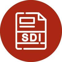 SDI Creative Icon Design vector