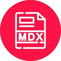 MDX Creative Icon Design vector