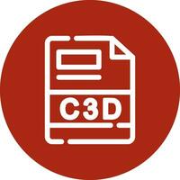 C3D Creative Icon Design vector