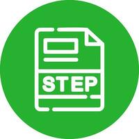 STEP Creative Icon Design vector