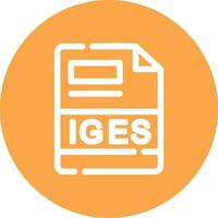 IGES Creative Icon Design vector