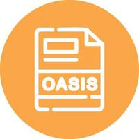 OASIS Creative Icon Design vector