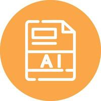 AI Creative Icon Design vector